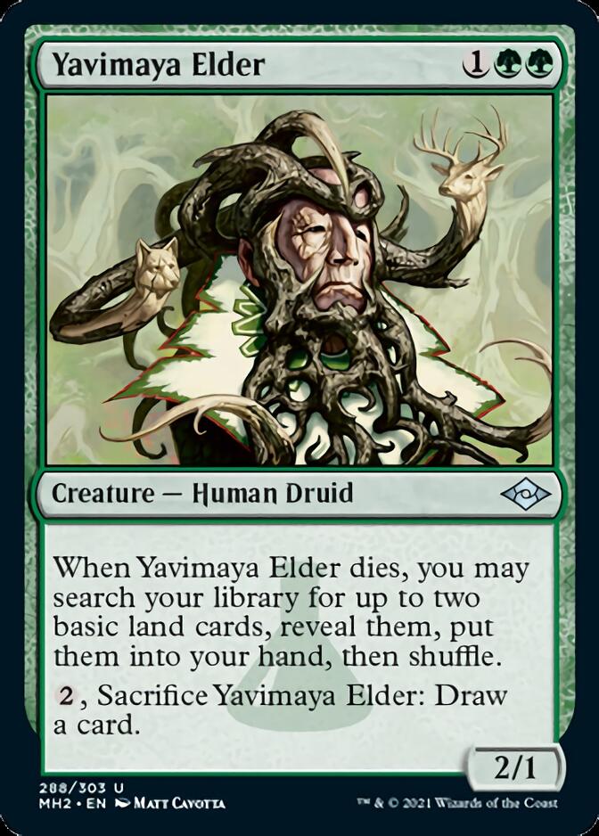 Yavimaya Elder (Foil Etched) [Modern Horizons 2] | Card Merchant Takapuna