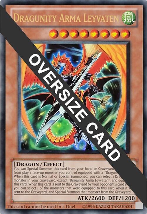 Dragunity Arma Leyvaten (Oversized) [SDDL-EN001] Promo | Card Merchant Takapuna