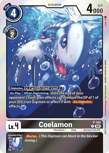 Coelamon [P-162] (-Chain of Liberation- Upgrade Pack [Digimon LIBERATOR] | Card Merchant Takapuna