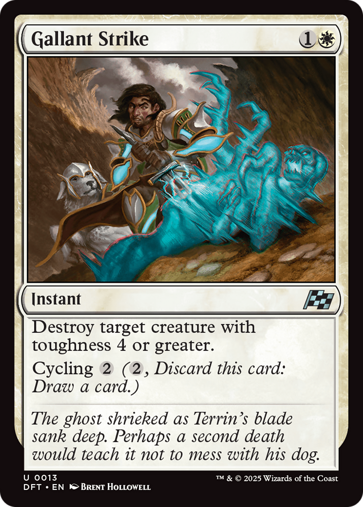 Gallant Strike [Aetherdrift] | Card Merchant Takapuna