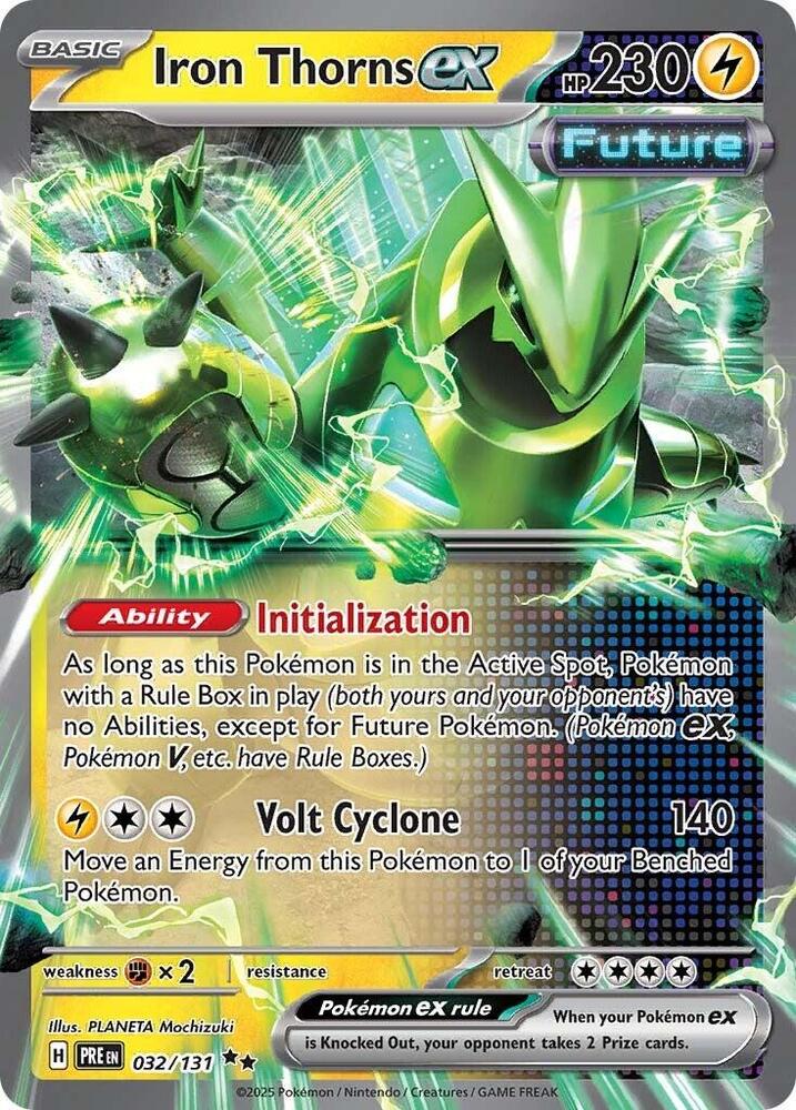 Iron Thorns ex (032/131) [Scarlet & Violet: Prismatic Evolutions] | Card Merchant Takapuna