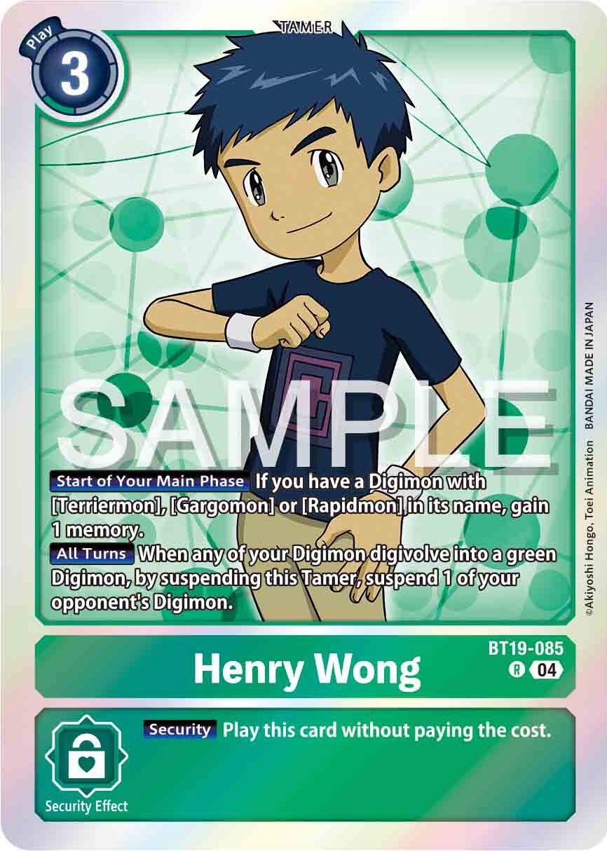 Henry Wong [BT19-085] [Release Special Booster Ver.2.0] | Card Merchant Takapuna