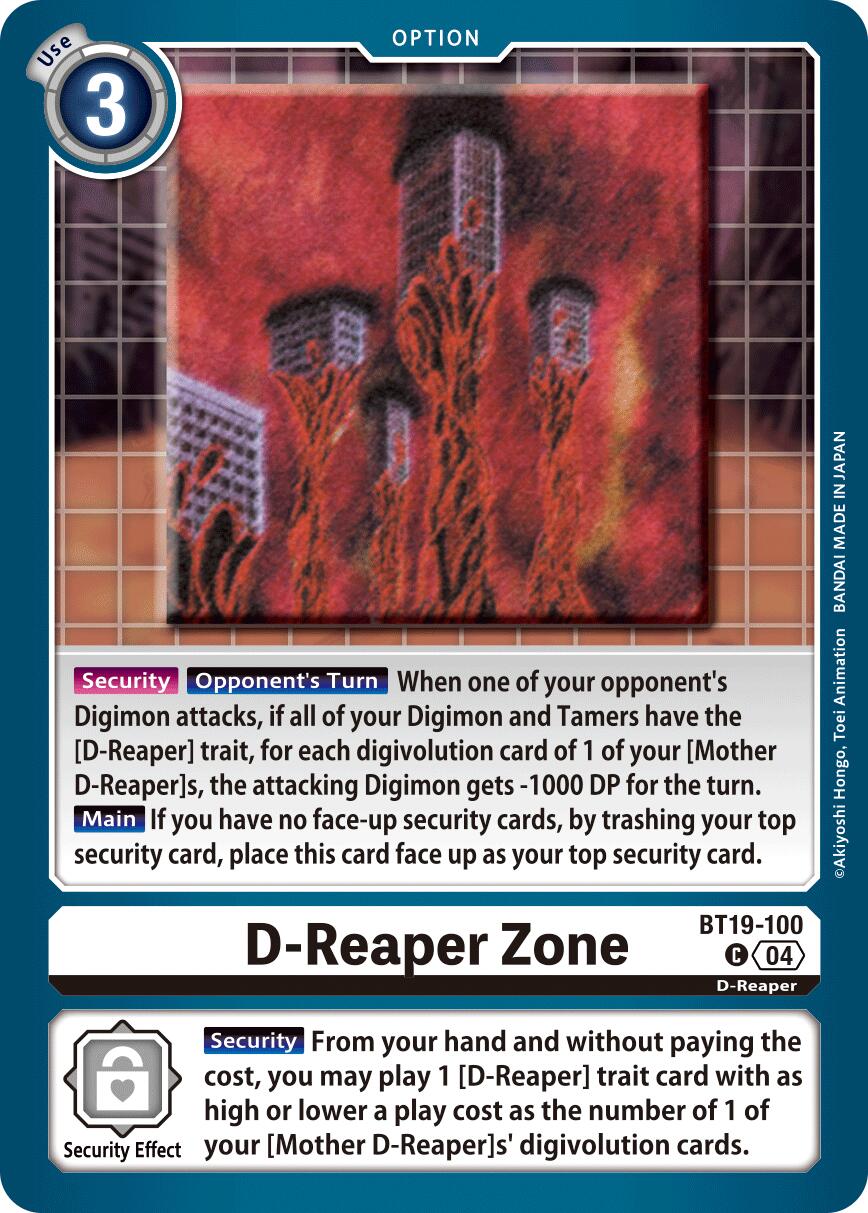 D-Reaper Zone [BT19-100] [Release Special Booster Ver.2.5] | Card Merchant Takapuna