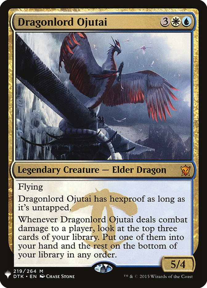 Dragonlord Ojutai [The List] | Card Merchant Takapuna