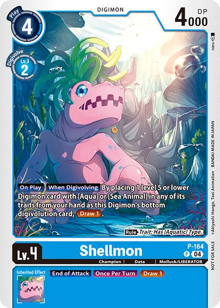 Shellmon [P-164] (Store Tournament 2025 Vo.1 Participation Pack) [Promotional Cards] | Card Merchant Takapuna