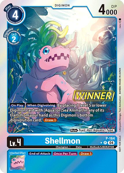 Shellmon [P-164] (Store Tournament 2025 Vo.1 Winner Pack) [Promotional Cards] | Card Merchant Takapuna