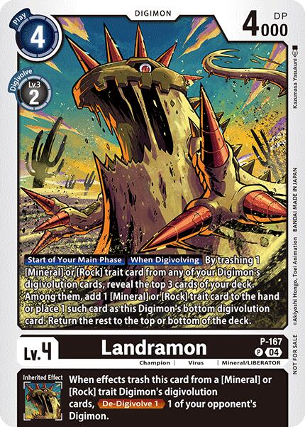 Landramon [P-167] (Store Tournament 2025 Vo.1 Participation Pack) [Promotional Cards] | Card Merchant Takapuna