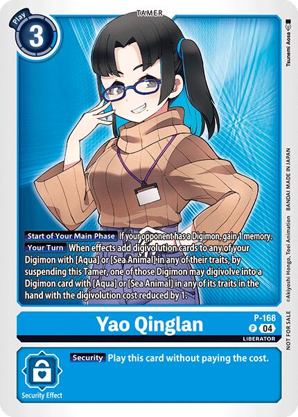 Yao Qinglan [P-168] (Store Tournament 2025 Vo.1 Participation Pack) [Promotional Cards] | Card Merchant Takapuna