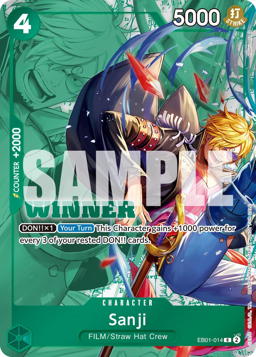 Sanji (Winner Pack 2025 Vol. 1) [One Piece Promotion Cards] | Card Merchant Takapuna