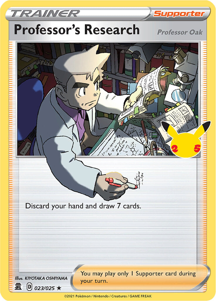 Professor's Research (023/025) [Celebrations: 25th Anniversary] | Card Merchant Takapuna