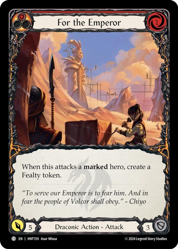 For the Emperor [HNT159] (The Hunted) | Card Merchant Takapuna