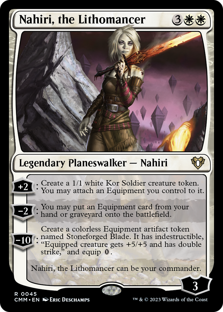 Nahiri, the Lithomancer [Commander Masters] | Card Merchant Takapuna