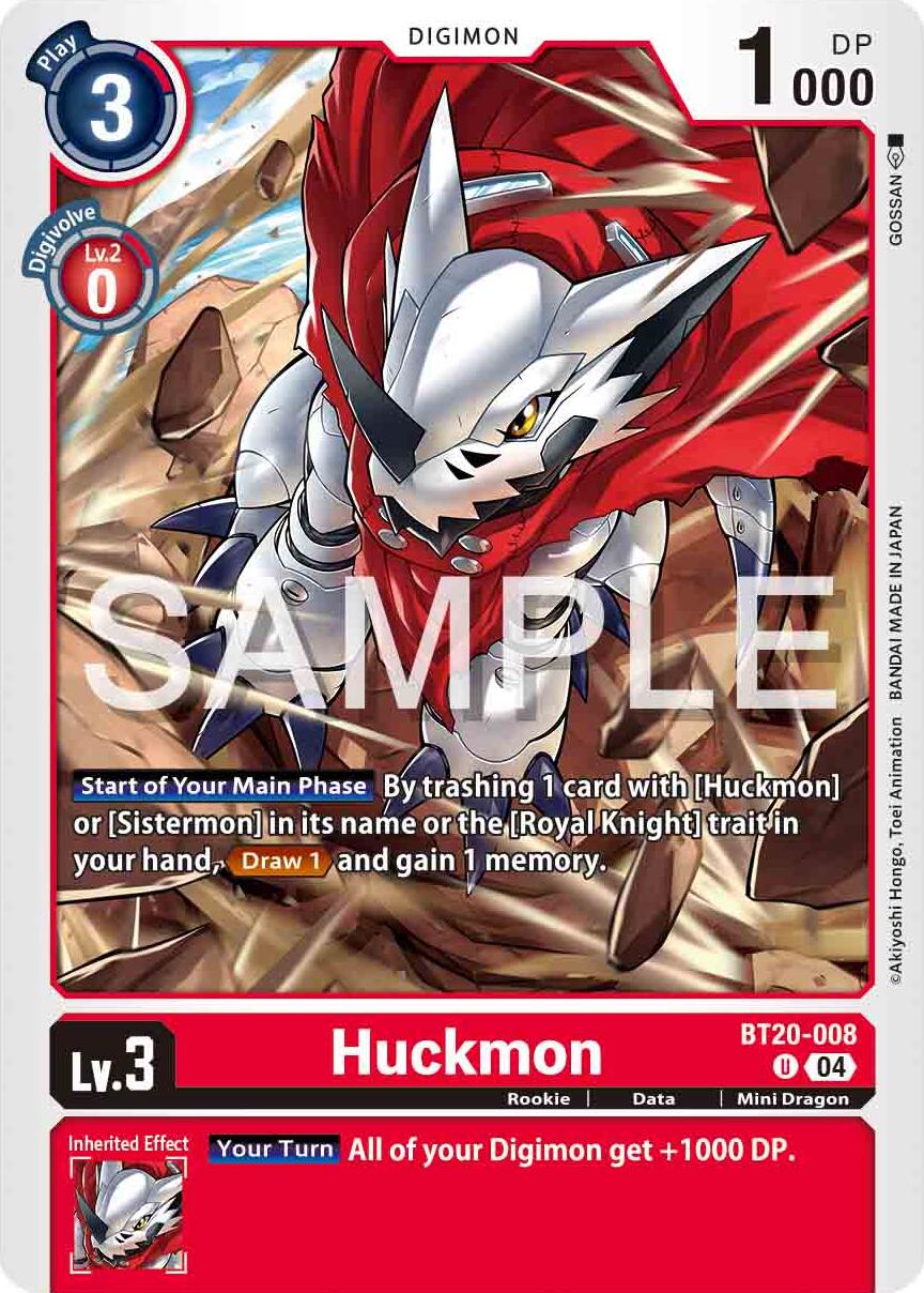 Huckmon [BT20-008] [Release Special Booster 2.0] | Card Merchant Takapuna