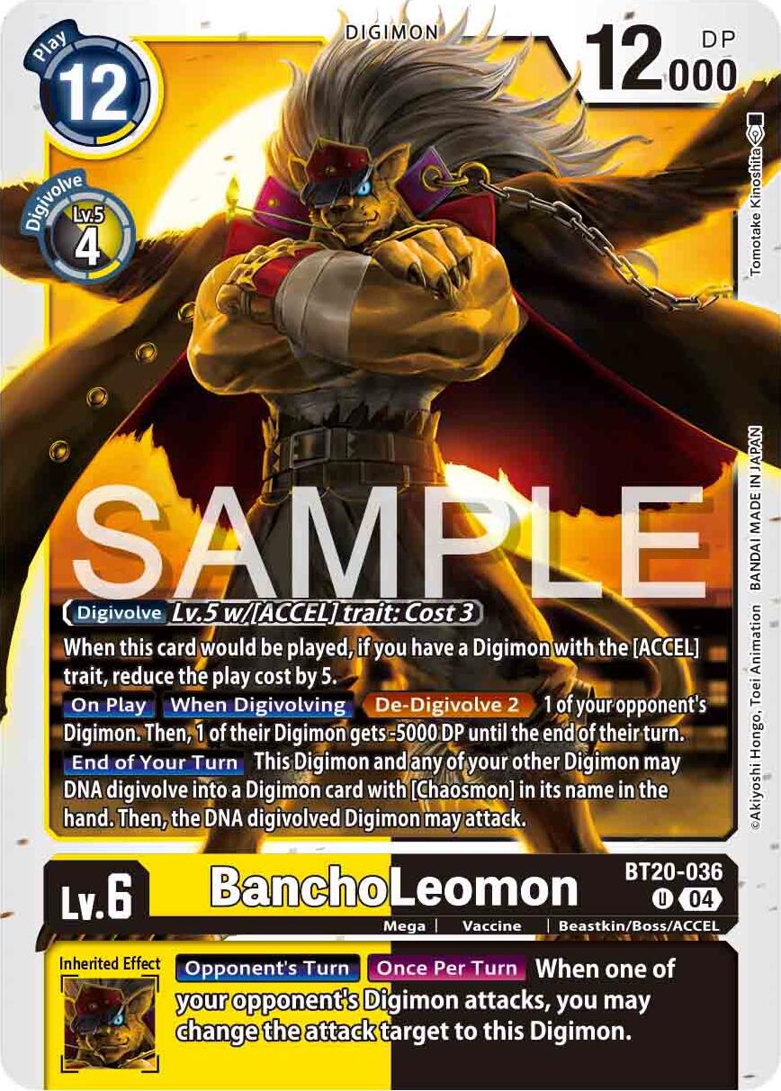 BanchoLeomon [BT20-036] [Release Special Booster Ver.2.0] | Card Merchant Takapuna