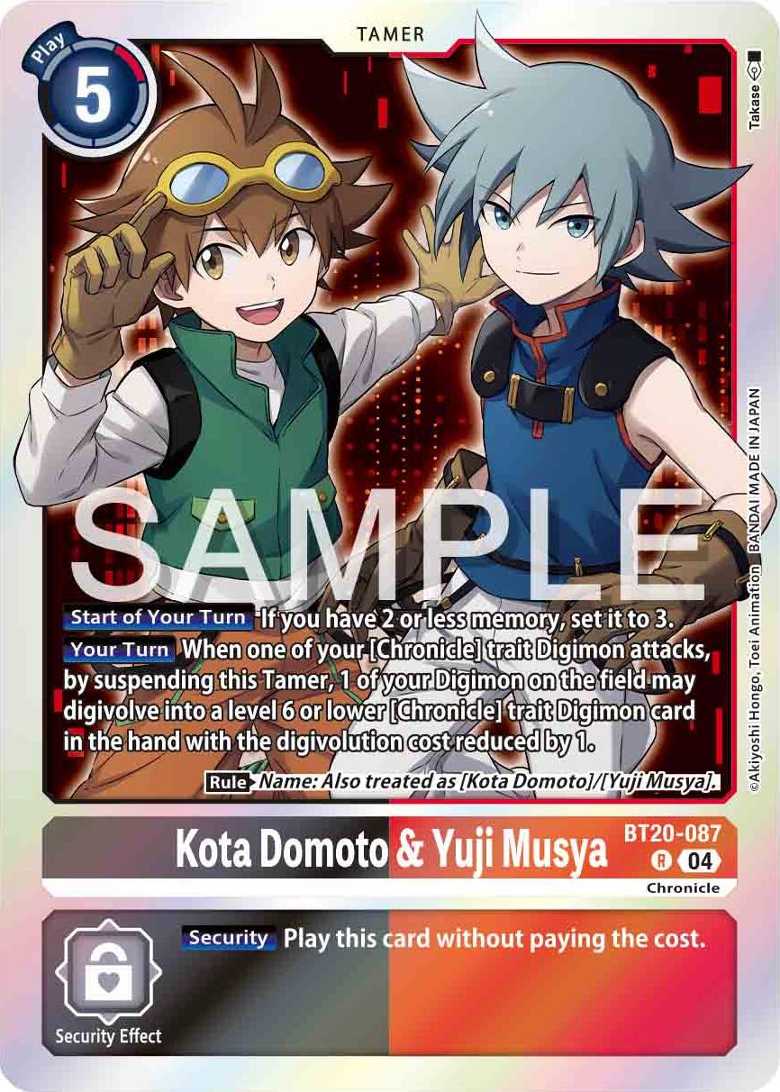 Kota Domoto & Yuji Musya [BT20-087] [Release Special Booster 2.0] | Card Merchant Takapuna