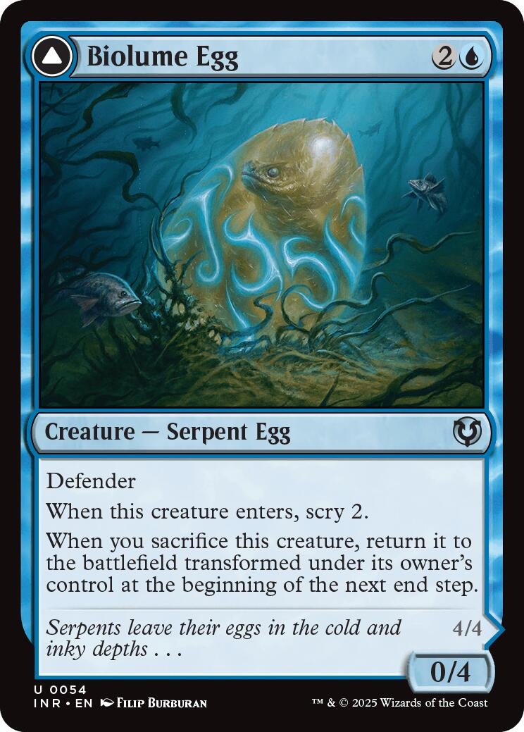 Biolume Egg // Biolume Serpent [Innistrad Remastered] | Card Merchant Takapuna