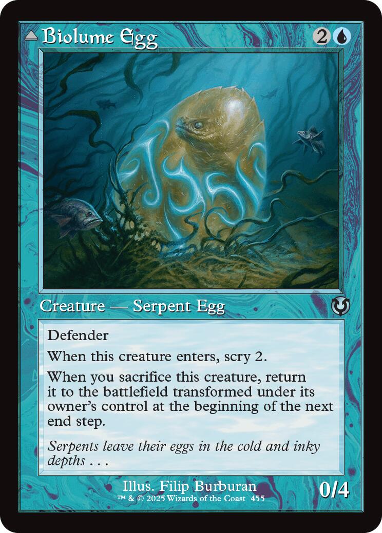 Biolume Egg // Biolume Serpent (Retro Frame) [Innistrad Remastered] | Card Merchant Takapuna