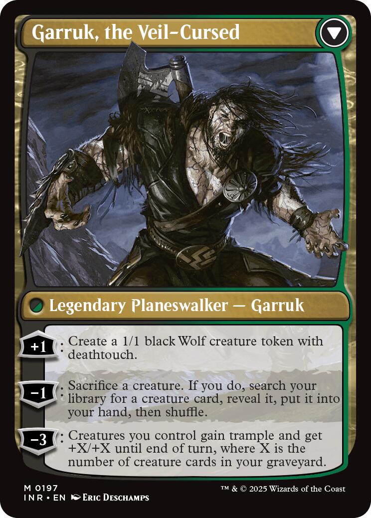 Garruk Relentless // Garruk, the Veil-Cursed [Innistrad Remastered] | Card Merchant Takapuna