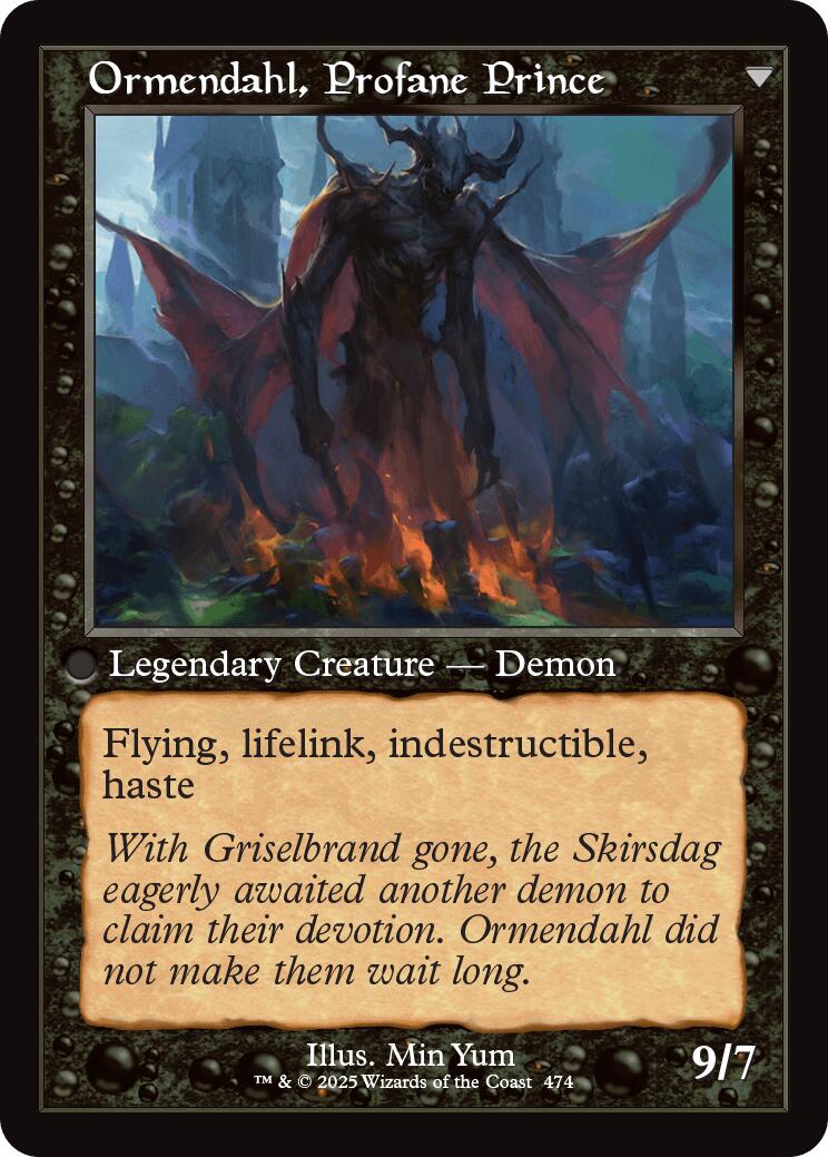 Westvale Abbey // Ormendahl, Profane Prince (Retro Frame) [Innistrad Remastered] | Card Merchant Takapuna