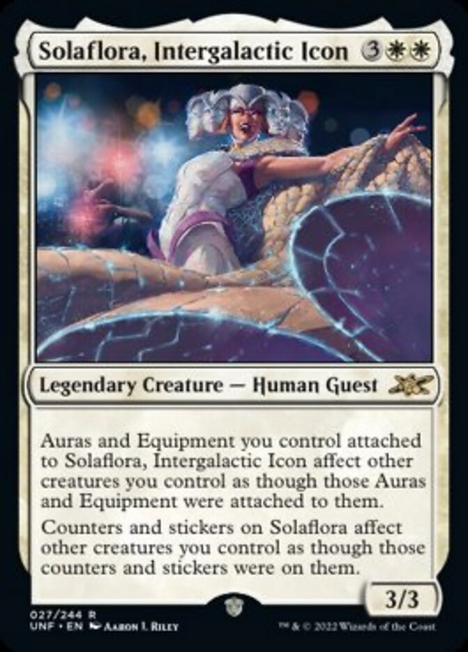 Solaflora, Intergalactic Icon [Unfinity] | Card Merchant Takapuna