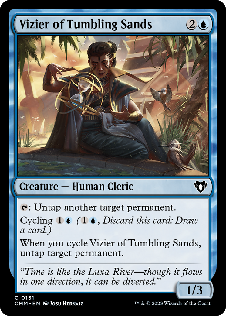 Vizier of Tumbling Sands [Commander Masters] | Card Merchant Takapuna