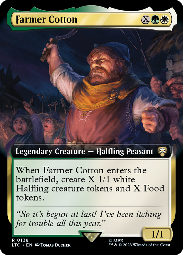 Farmer Cotton (Extended Art) [The Lord of the Rings: Tales of Middle-Earth Commander] | Card Merchant Takapuna