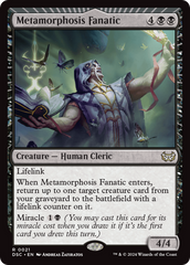 Metamorphosis Fanatic [Duskmourn: House of Horror Commander] | Card Merchant Takapuna