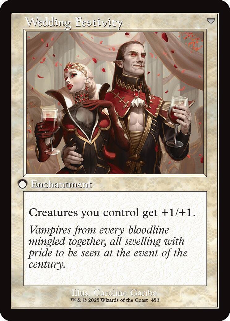 Wedding Announcement // Wedding Festivity (Retro Frame) [Innistrad Remastered] | Card Merchant Takapuna