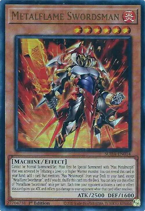 Metalflame Swordsman [SUDA-EN014] Ultra Rare | Card Merchant Takapuna