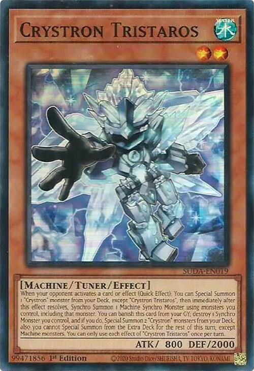 Crystron Tristaros [SUDA-EN019] Super Rare | Card Merchant Takapuna