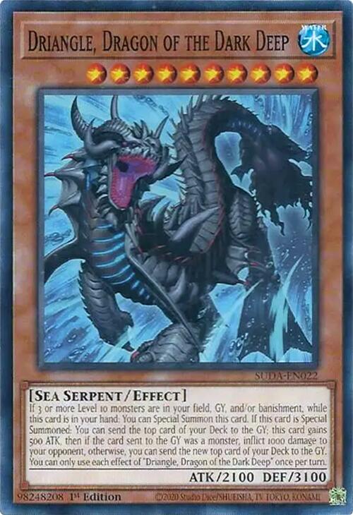 Driangle, Dragon of the Dark Deep [SUDA-EN022] Common | Card Merchant Takapuna