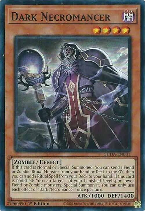 Dark Necromancer [SUDA-EN081] Super Rare | Card Merchant Takapuna