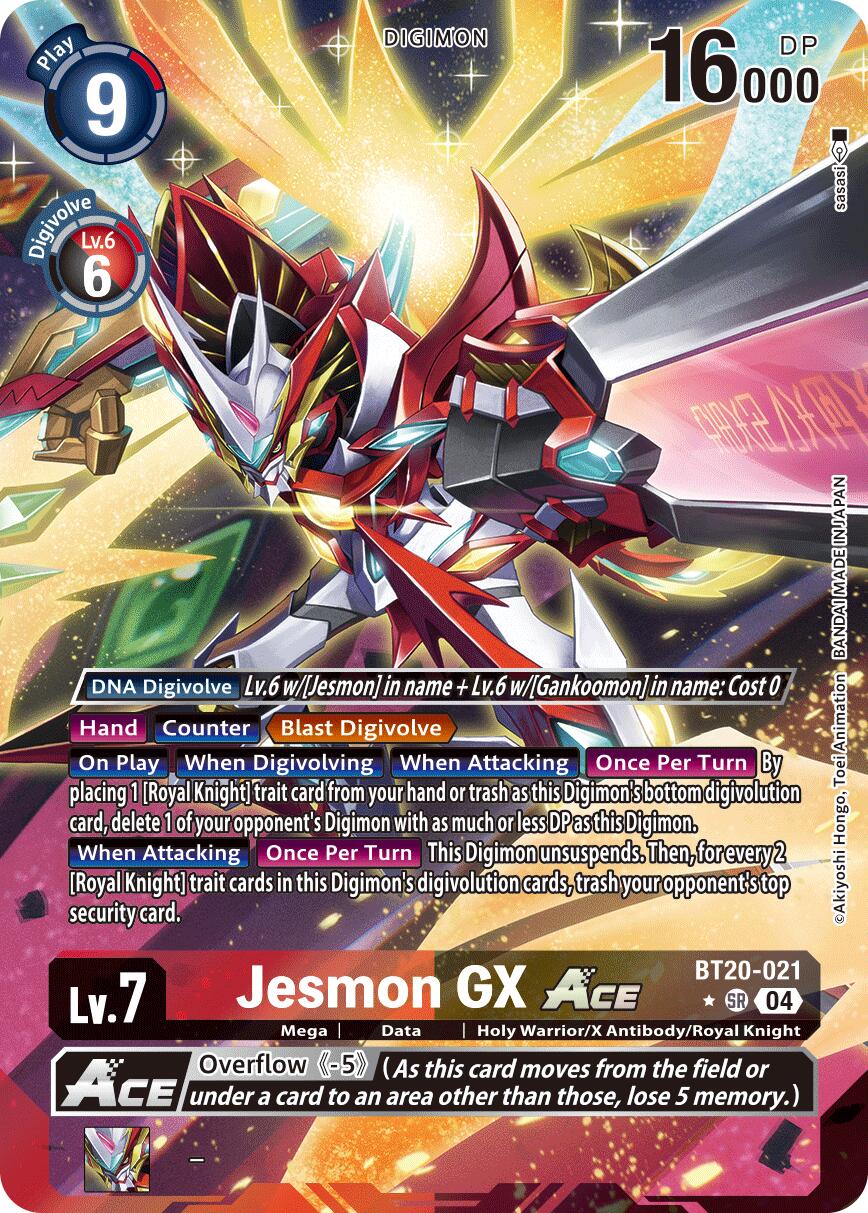 Jesmon GX ACE [BT20-021] (Alternate Art) [Release Special Booster Ver.2.5] | Card Merchant Takapuna