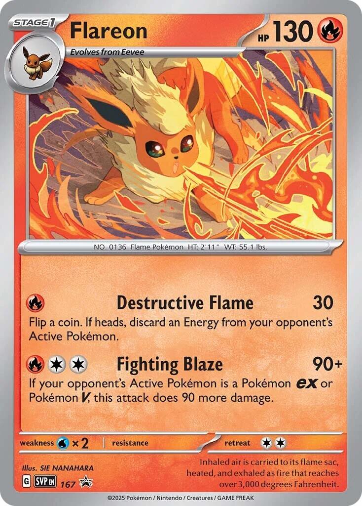 Flareon (SVP167) [Scarlet & Violet: Black Star Promos] | Card Merchant Takapuna