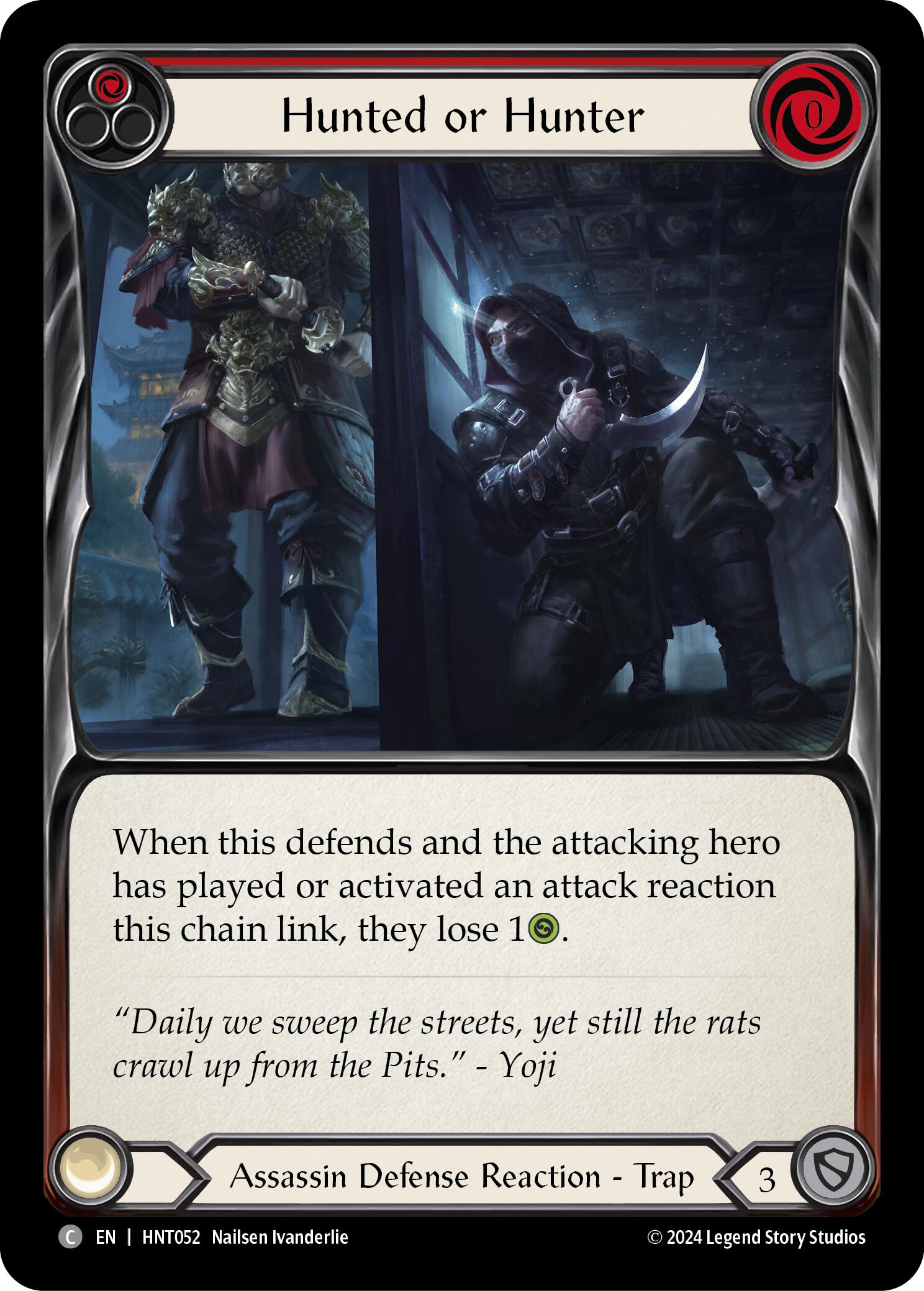 Hunted or Hunter (Red) [HNT052] (The Hunted) | Card Merchant Takapuna