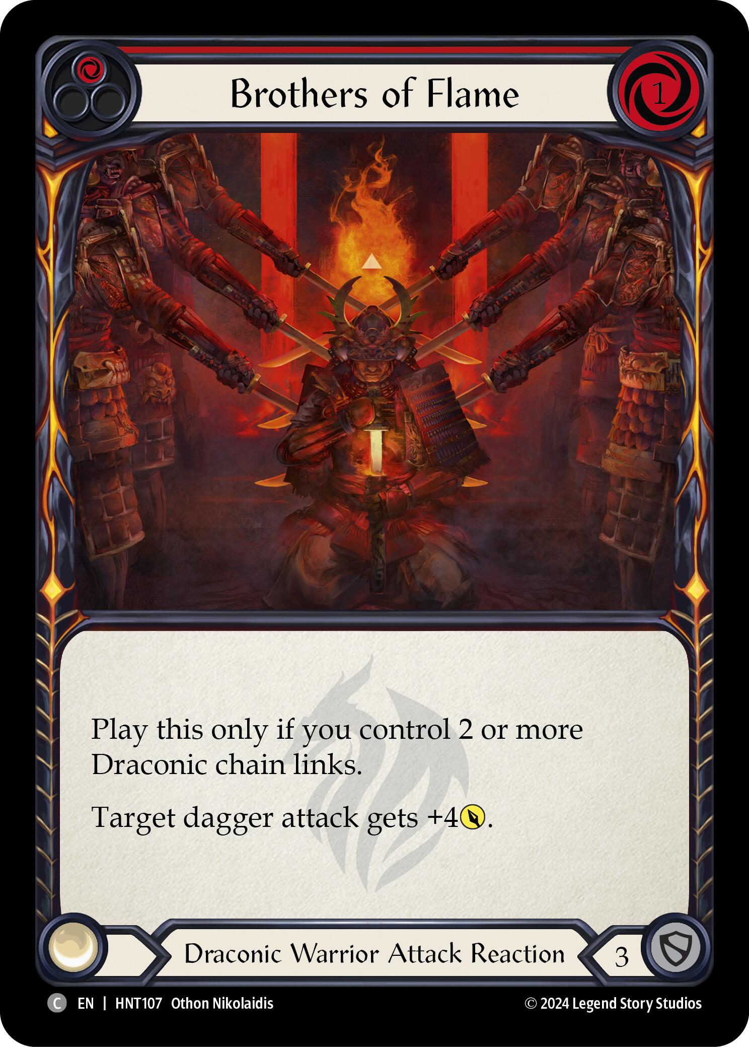 Brothers of Flame (Red) [HNT107] (The Hunted) | Card Merchant Takapuna