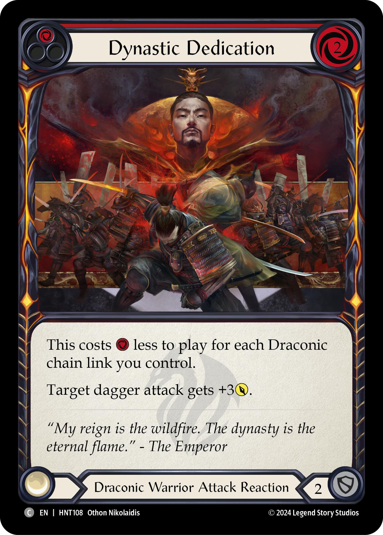 Dynastic Dedication (Red) [HNT108] (The Hunted) | Card Merchant Takapuna