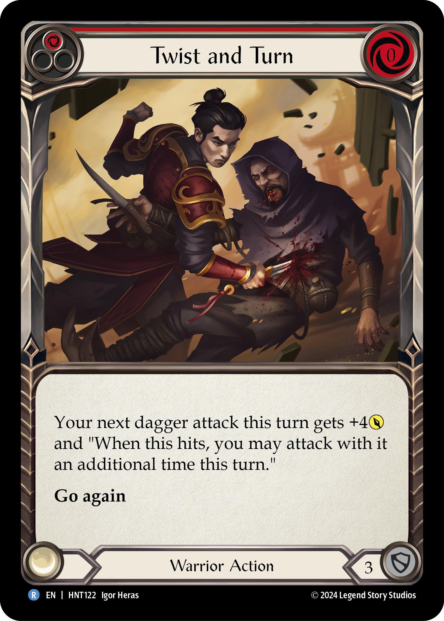 Twist and Turn (Red) [HNT122] (The Hunted) | Card Merchant Takapuna