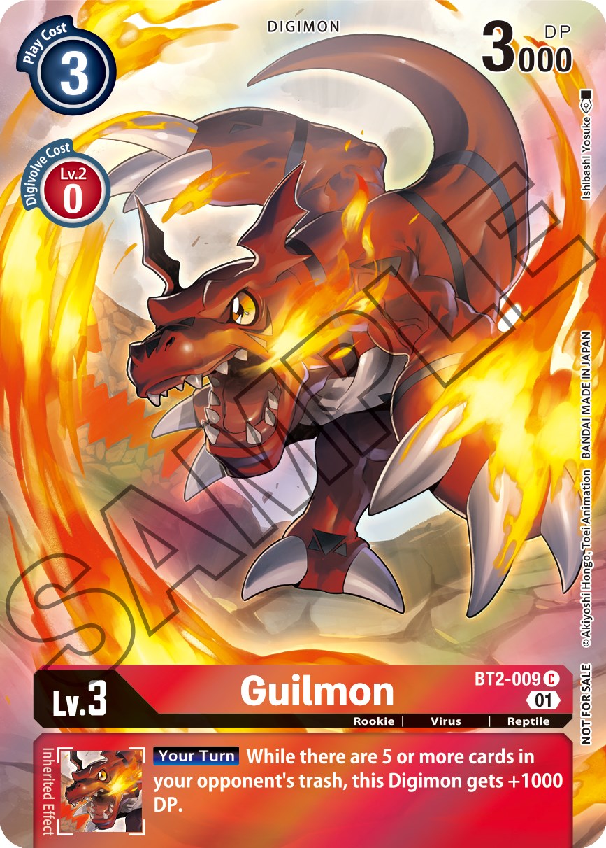 Guilmon [BT2-009] (Tamer's Card Set 1) [Release Special Booster Promos] | Card Merchant Takapuna