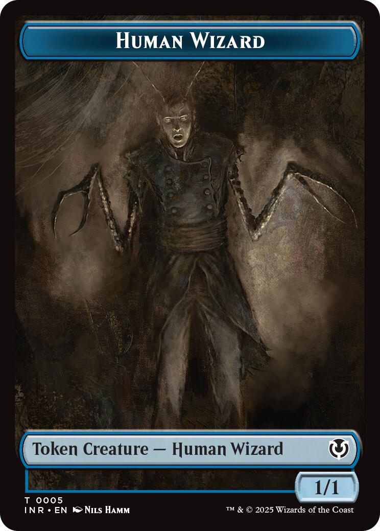 Human Wizard // Emblem - Jace, Unraveler of Secrets Double-Sided Token [Innistrad Remastered Tokens] | Card Merchant Takapuna