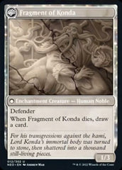 The Fall of Lord Konda // Fragment of Konda [Kamigawa: Neon Dynasty] | Card Merchant Takapuna