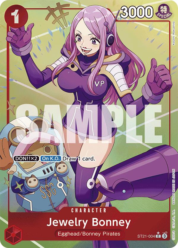 Jewelry Bonney (Parallel) [Starter Deck EX: Gear 5] | Card Merchant Takapuna