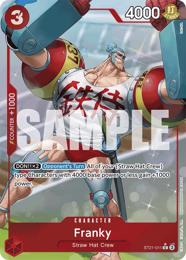 Franky (Parallel) [Starter Deck EX: Gear 5] | Card Merchant Takapuna