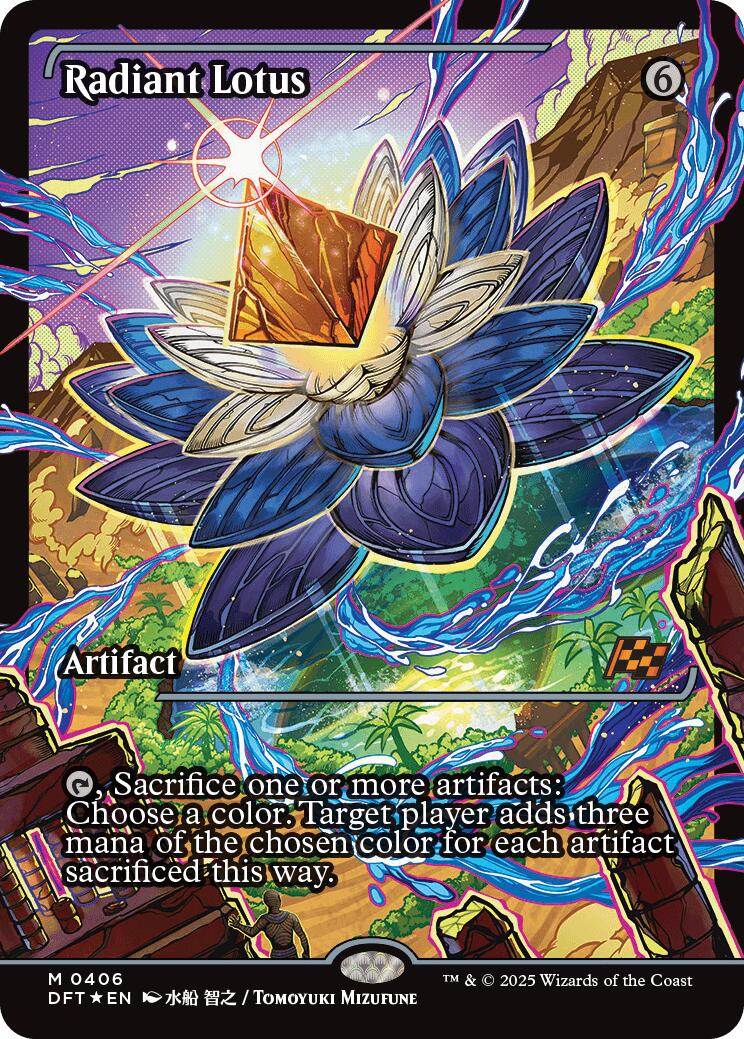 Radiant Lotus (Showcase) (Japanese) [Aetherdrift] | Card Merchant Takapuna