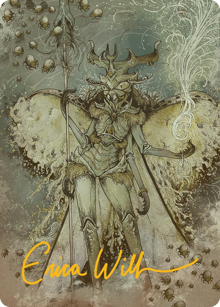 Aatchik, Emerald Radian Art Card (6/54) (Gold-Stamped Signature) [Aetherdrift Art Series] | Card Merchant Takapuna