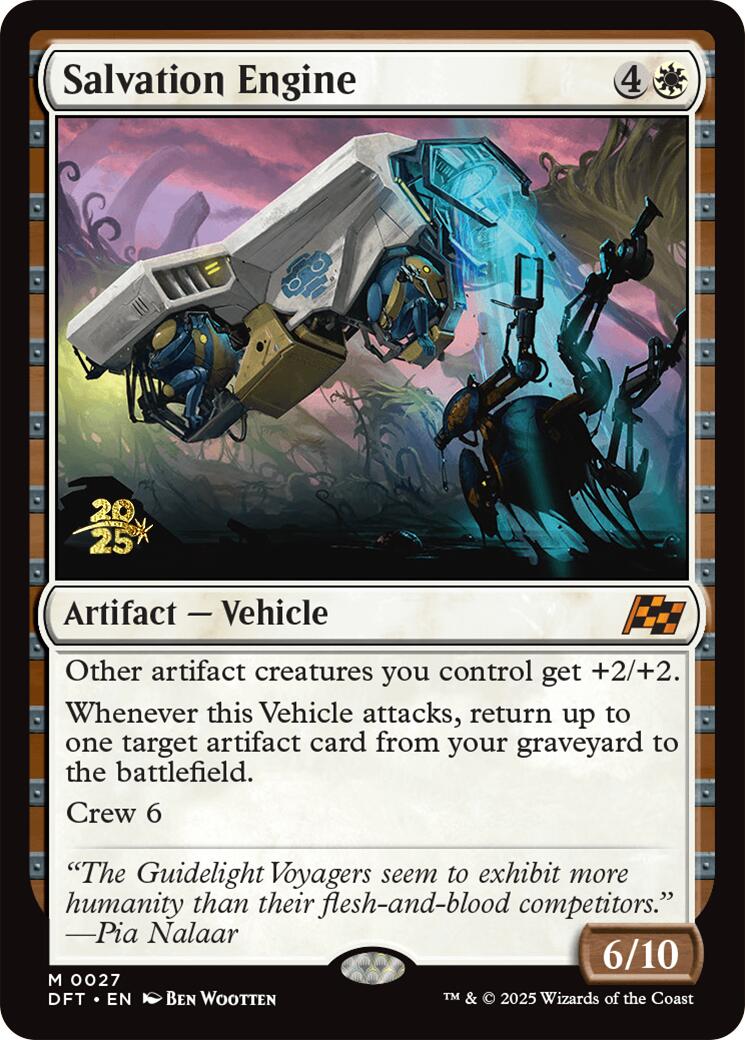 Salvation Engine [Aetherdrift Prerelease Promos] | Card Merchant Takapuna