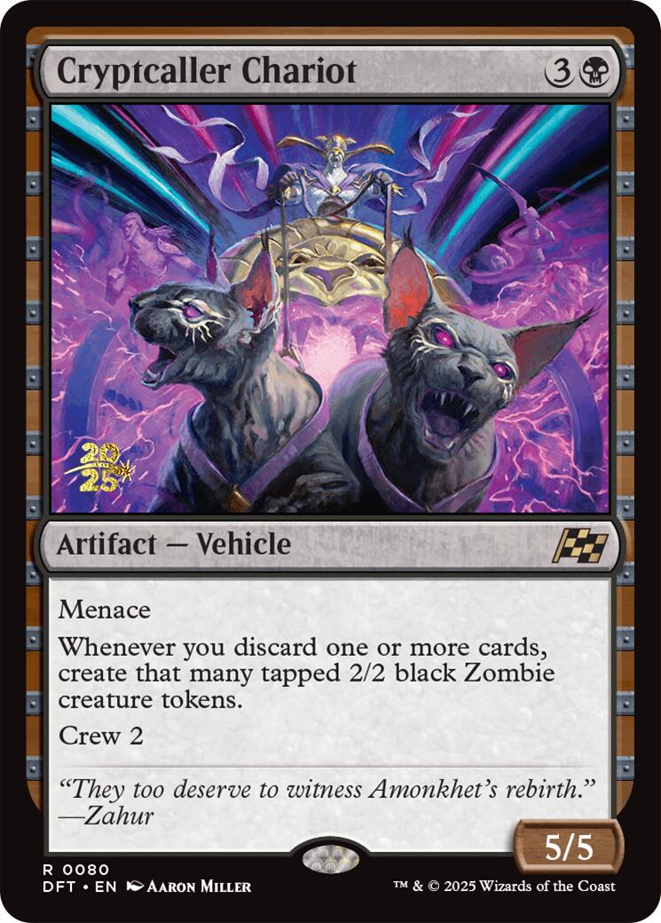 Cryptcaller Chariot [Aetherdrift Prerelease Promos] | Card Merchant Takapuna