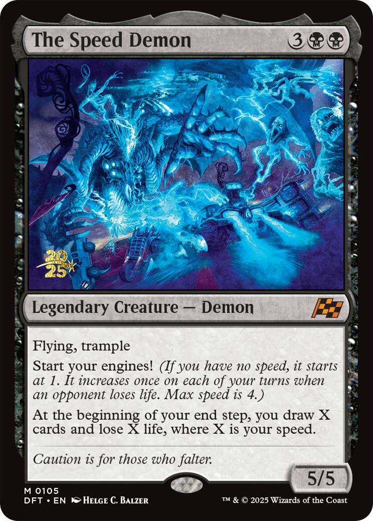 The Speed Demon [Aetherdrift Prerelease Promos] | Card Merchant Takapuna