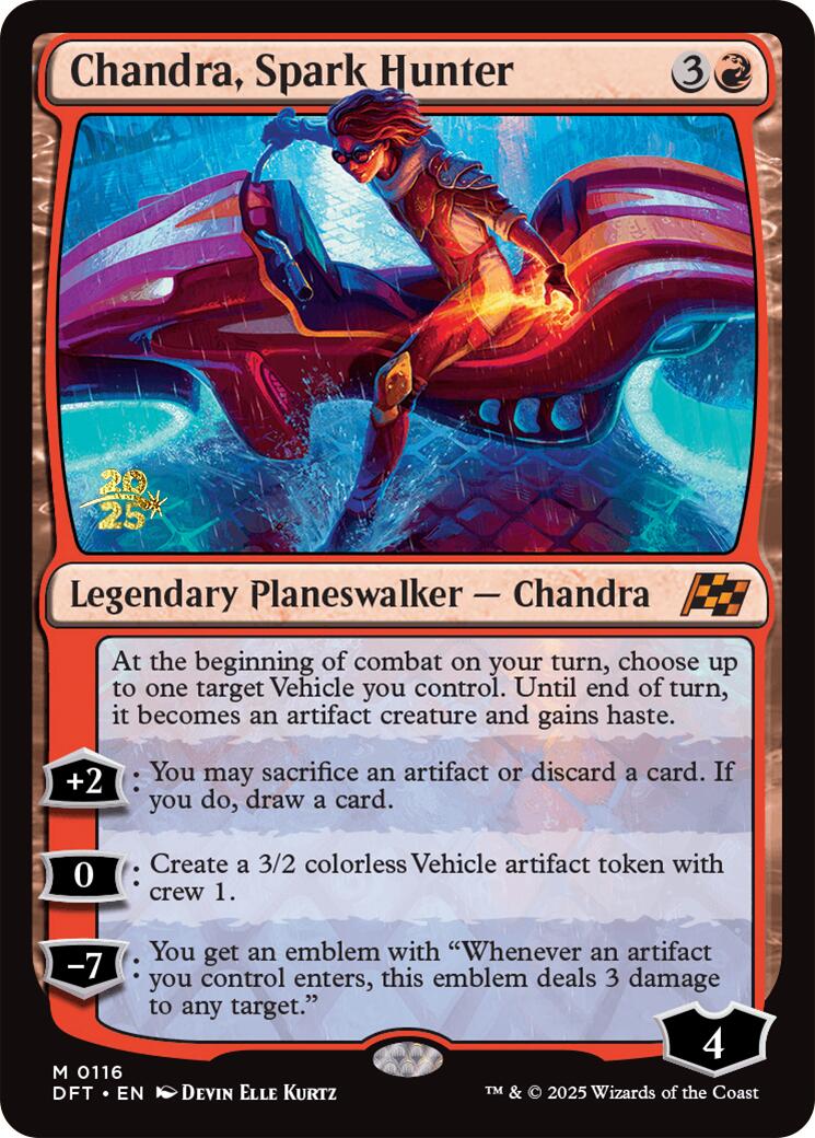 Chandra, Spark Hunter [Aetherdrift Prerelease Promos] | Card Merchant Takapuna