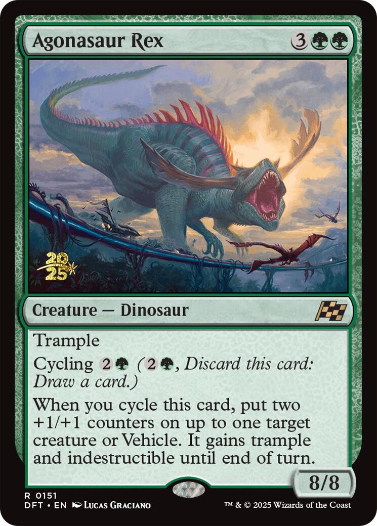 Agonasaur Rex [Aetherdrift Prerelease Promos] | Card Merchant Takapuna